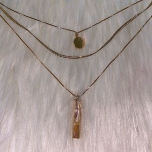 Three layer necklace